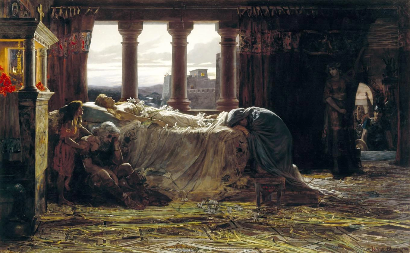 Herbert Schmalz - Troppo tardi, 1884